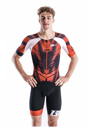 Body de triatlón con manga para hombre Z3R0D Racer