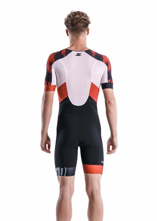 Body de triatlón con manga para hombre Z3R0D Racer