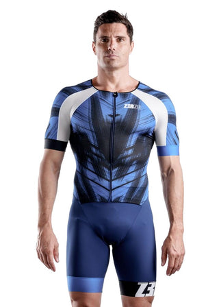 Body de triatlón con manga para hombre Z3R0D Racer