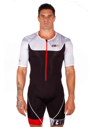 Z3R0D Body de triatlón para hombre Start con manga