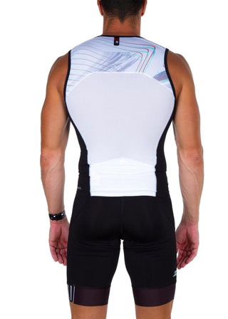 Z3R0D sleeveless Start men's trisuit