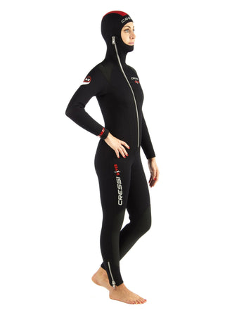 Cressi Diver women's 5mm one-piece wetsuit. 