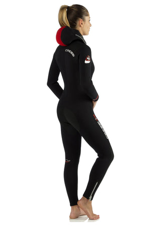 Cressi Diver women's 5mm one-piece wetsuit. 