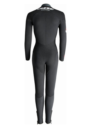 Cressi Endurance women's 5mm one-piece wetsuit.