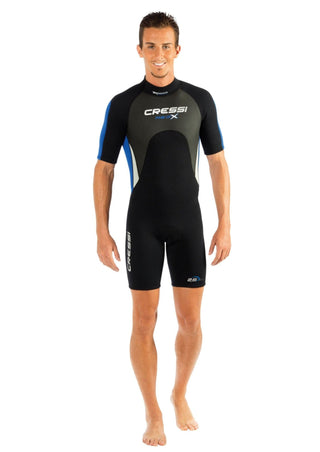 Cressi Med-x 2.5 mm shorty wetsuit. Men