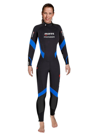 Mares Pioneer women's 7mm one-piece wetsuit. 