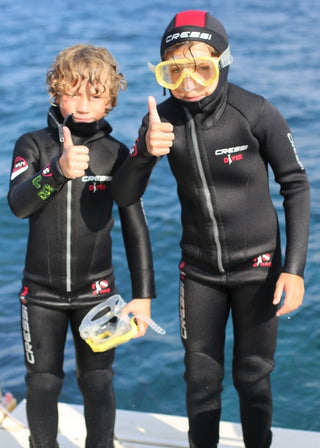 Cressi Diver junior 5 mm wetsuit.