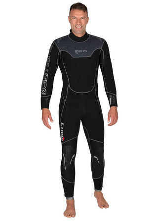 Mares Evolution men's 7 mm one-piece wetsuit. 