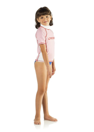 Rash Guard Cressi de manga corta para niña 