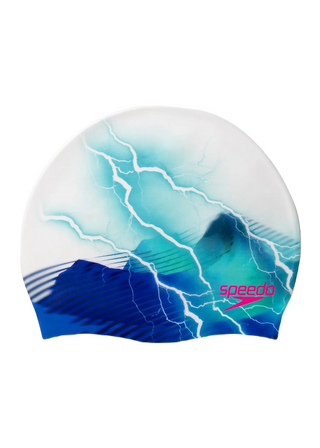 Speedo Digital Print Swim Cap