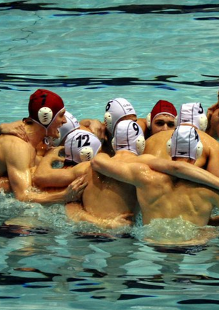 Juego completo de gorras de waterpolo.